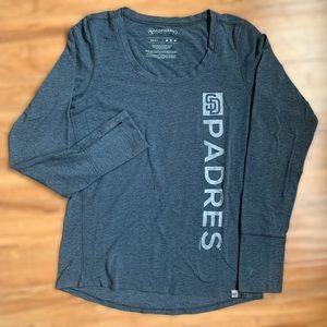 MLB SD Padres Long Sleeve Shirt 47 Brand